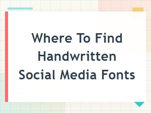 Where to Find Authentic Handwritten Fonts