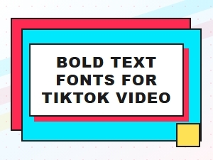 The Best Bold Fonts for Attention-Grabbing Tiktok Thumbnails